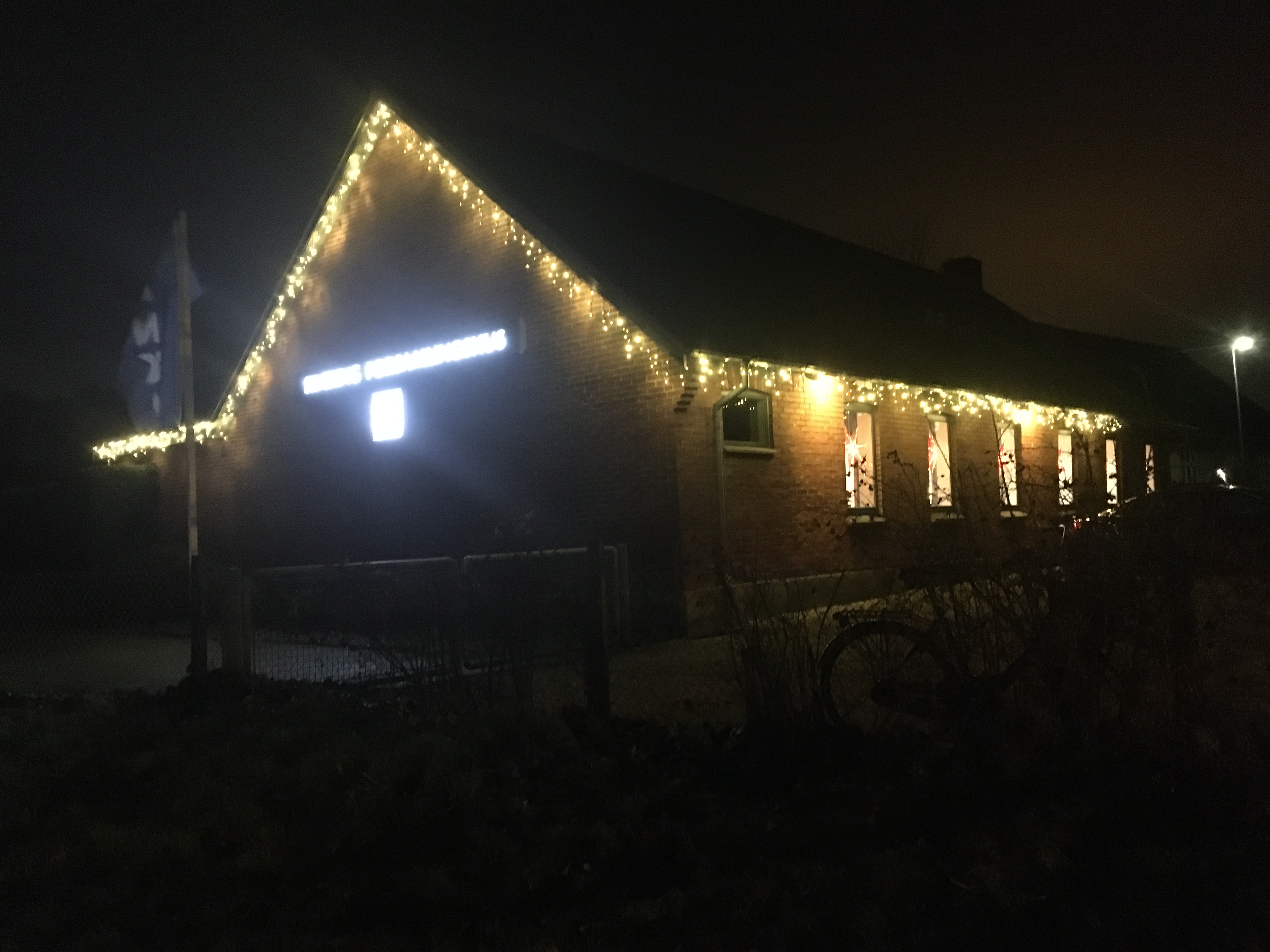 Julelys på Skæring Forsamlingshus